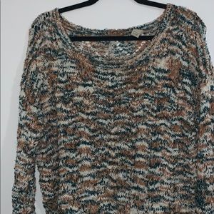 BKE Sweaters - BKE Sweater with Lace Detail BKE Sweaters - BKE Sweater with Lace Detail